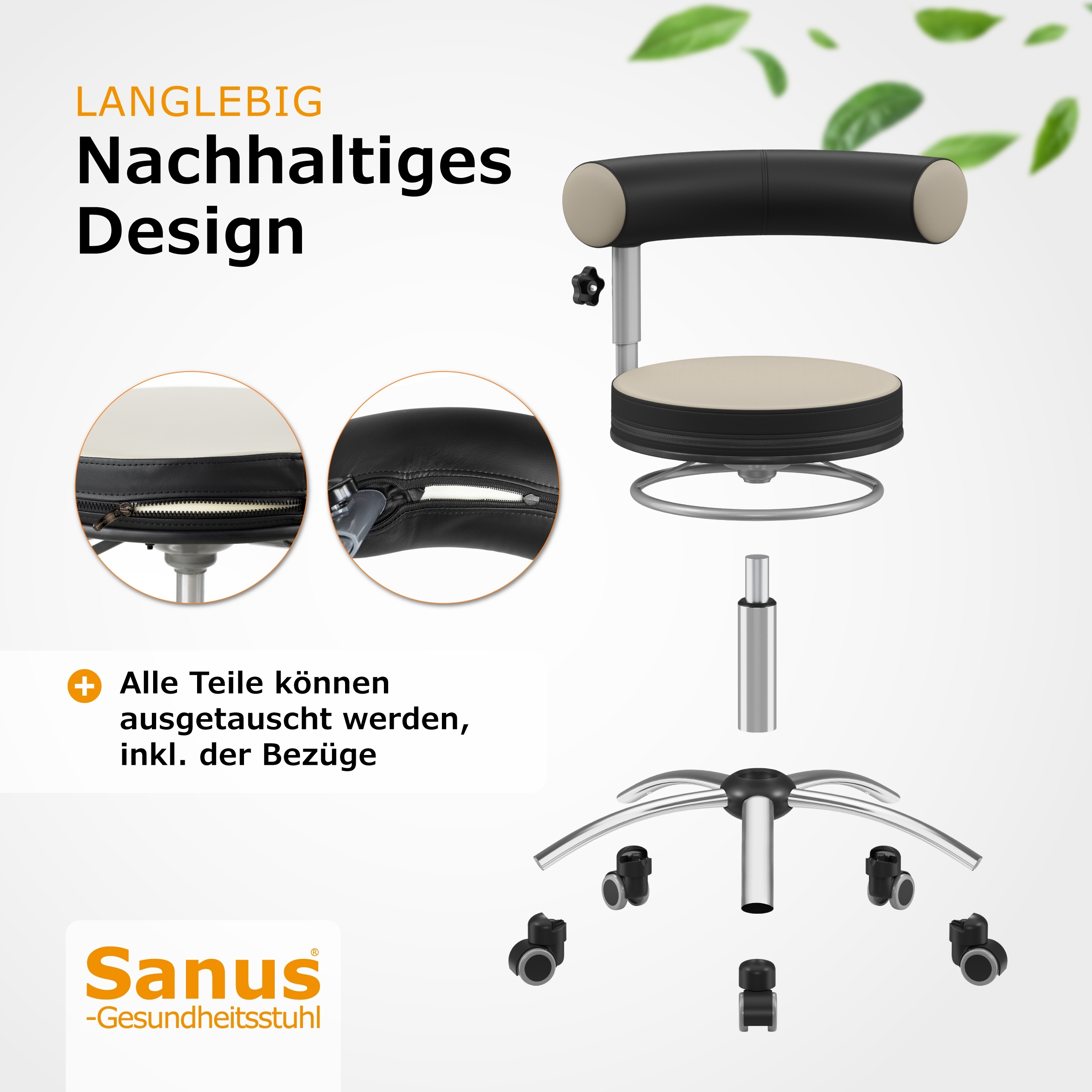 Sanus®-Gesundheitsstuhl Kunstleder LH