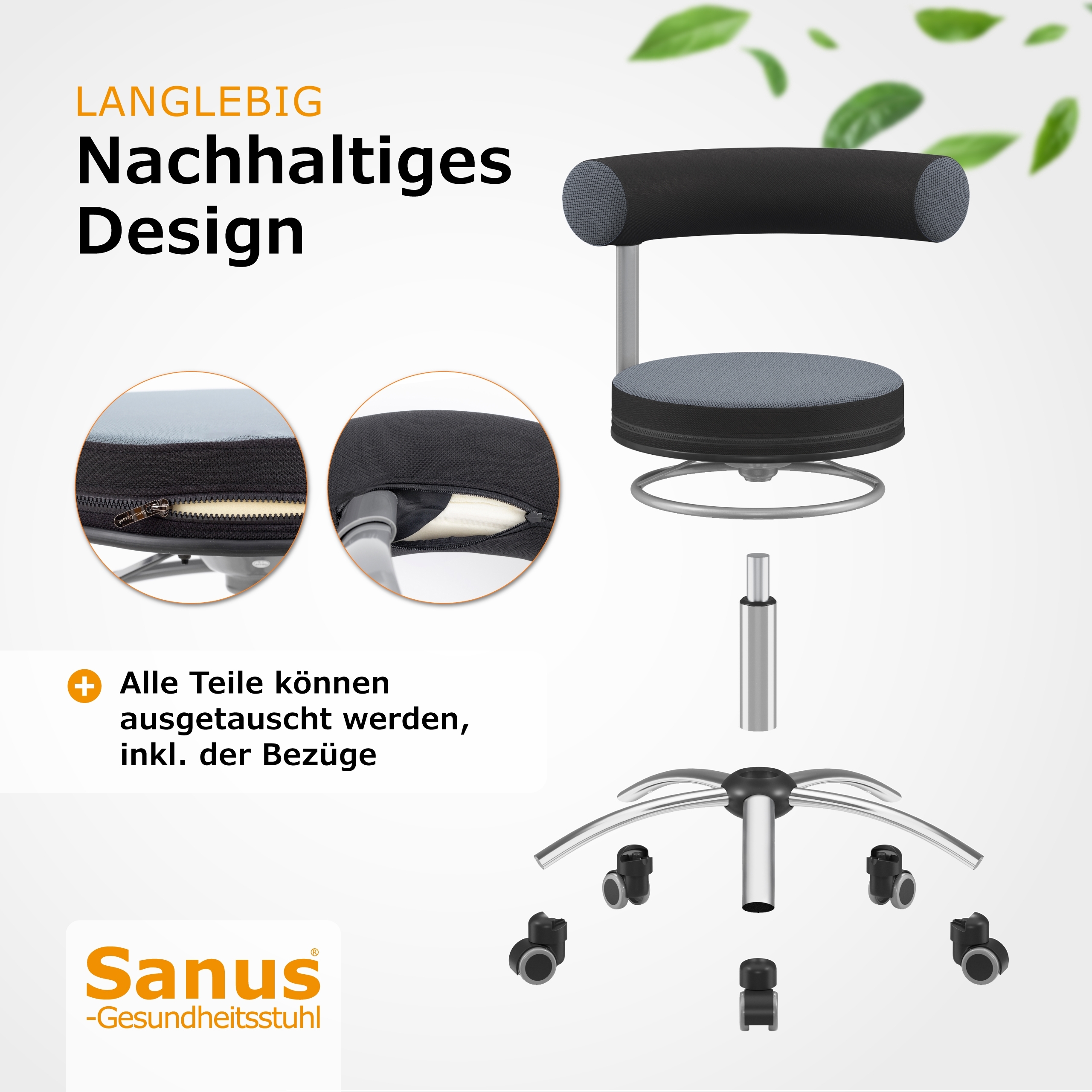 Sanus®-Gesundheitsstuhl Kunstleder LF