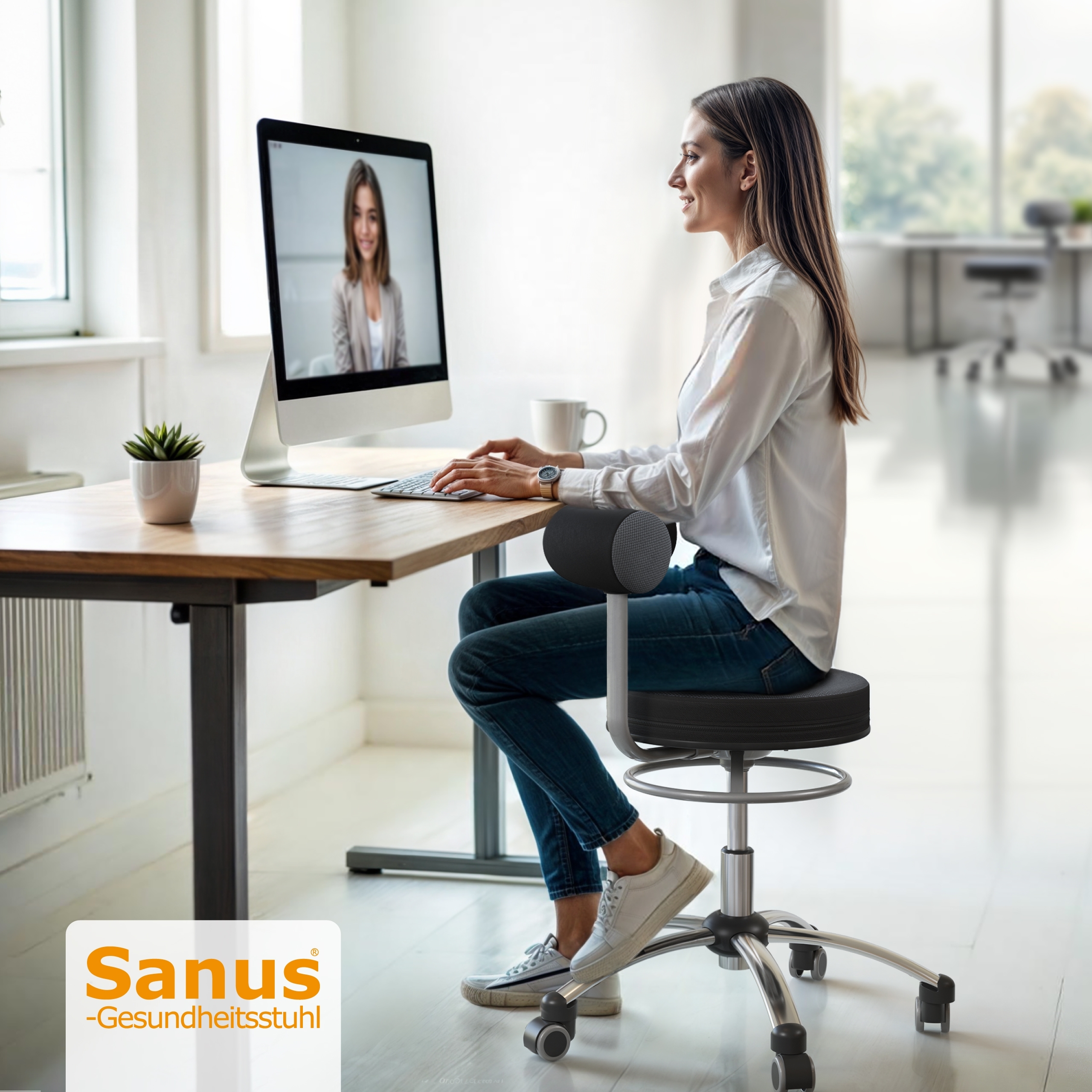 Sanus®-Gesundheitsstuhl Kunstleder LF