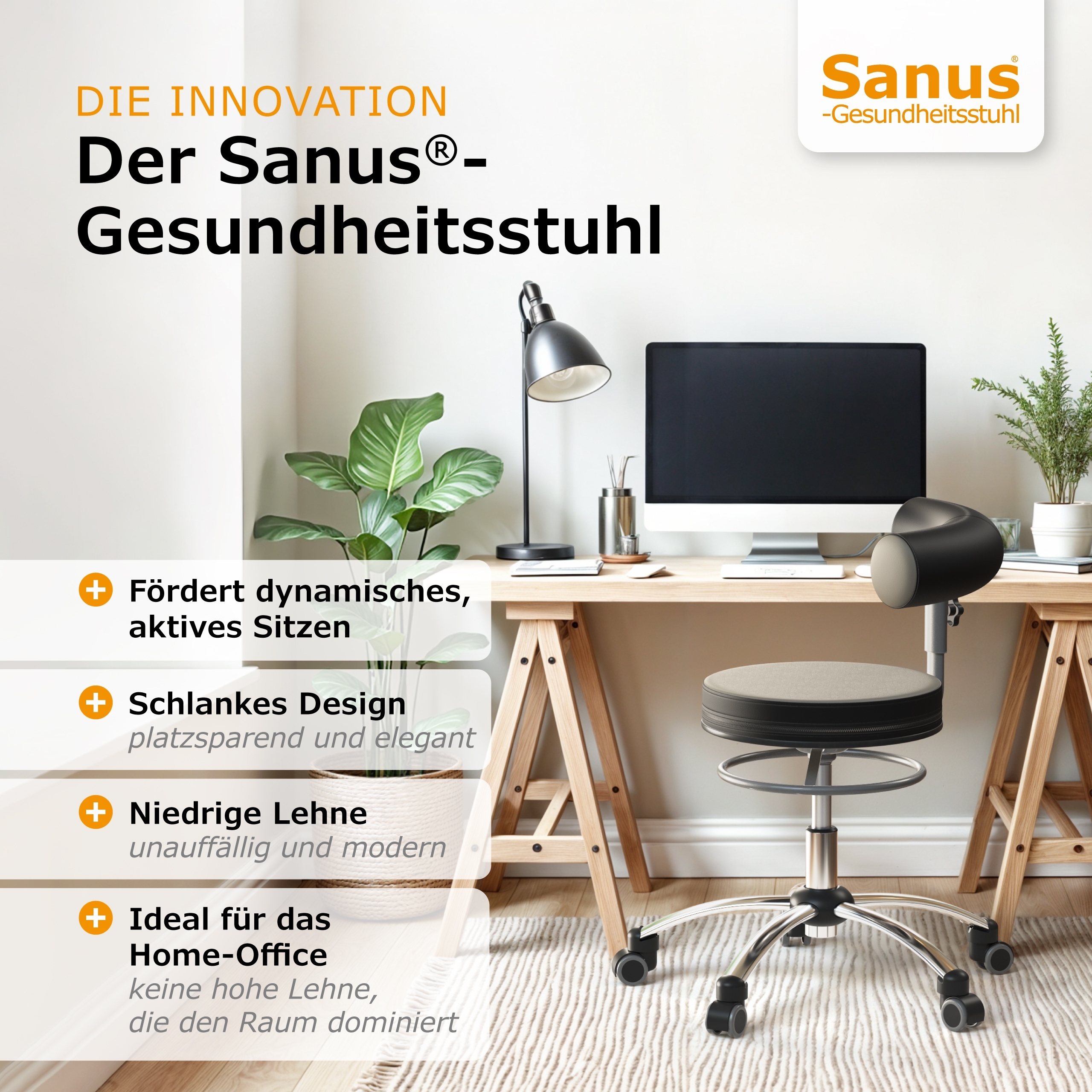 Sanus®-Gesundheitsstuhl Kunstleder LH